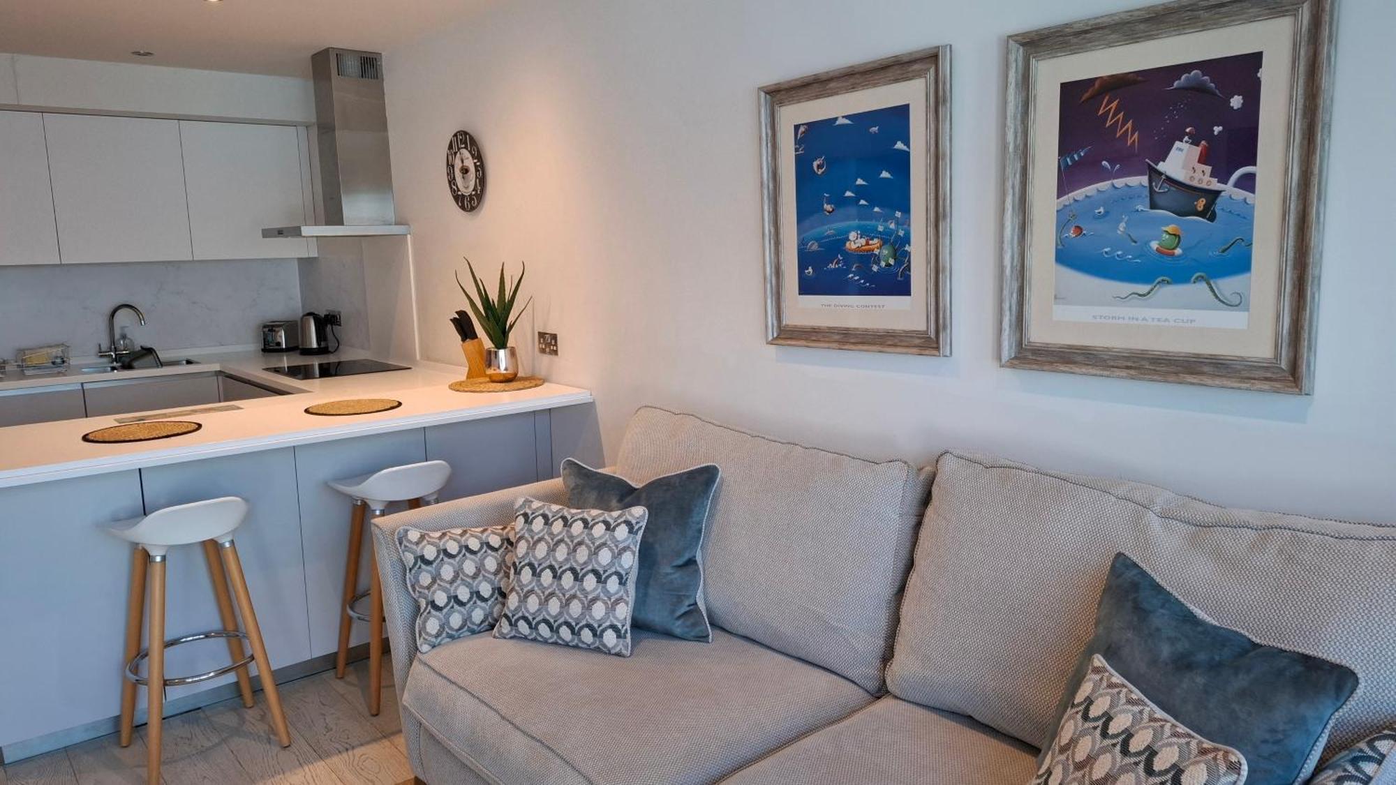 Saltwater Suites At Fistral New Quay Rom bilde
